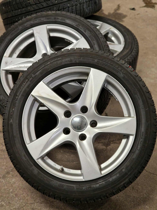 BMW vinterdäck inkl. fälg | 225/50R17 Michelin dubbfritt | Frakt inom SE 850:-