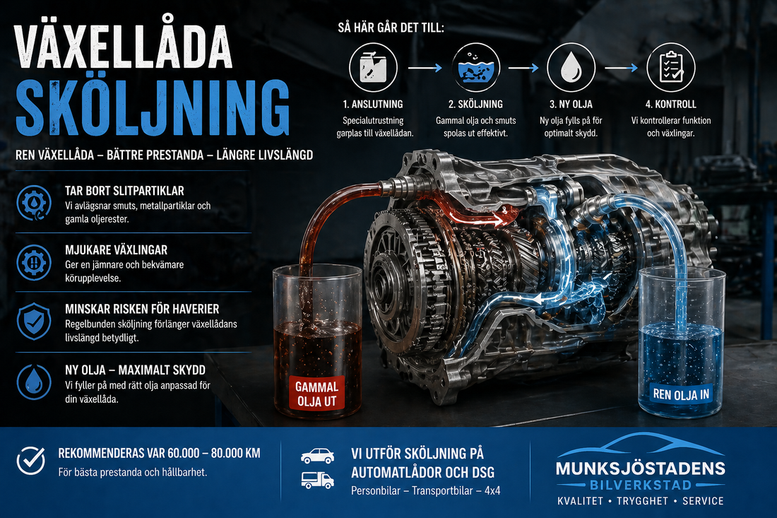 Växellådsspolning Jönköping | Automat & DSG – Bättre Växling
