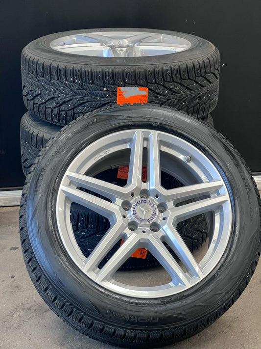 235/55R19 XL Nokian | MS däck Original fälgar inkl däck Mercedes-Benz GLC 220
