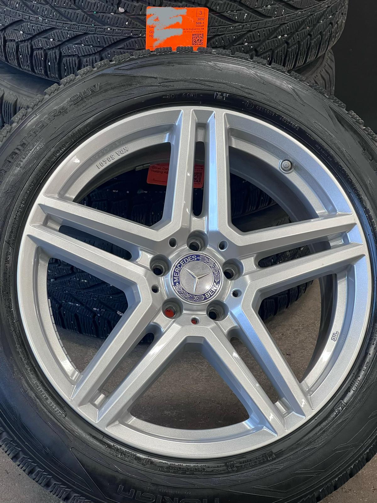 235/55R19 XL Nokian | MS däck Original fälgar inkl däck Mercedes-Benz GLC 220