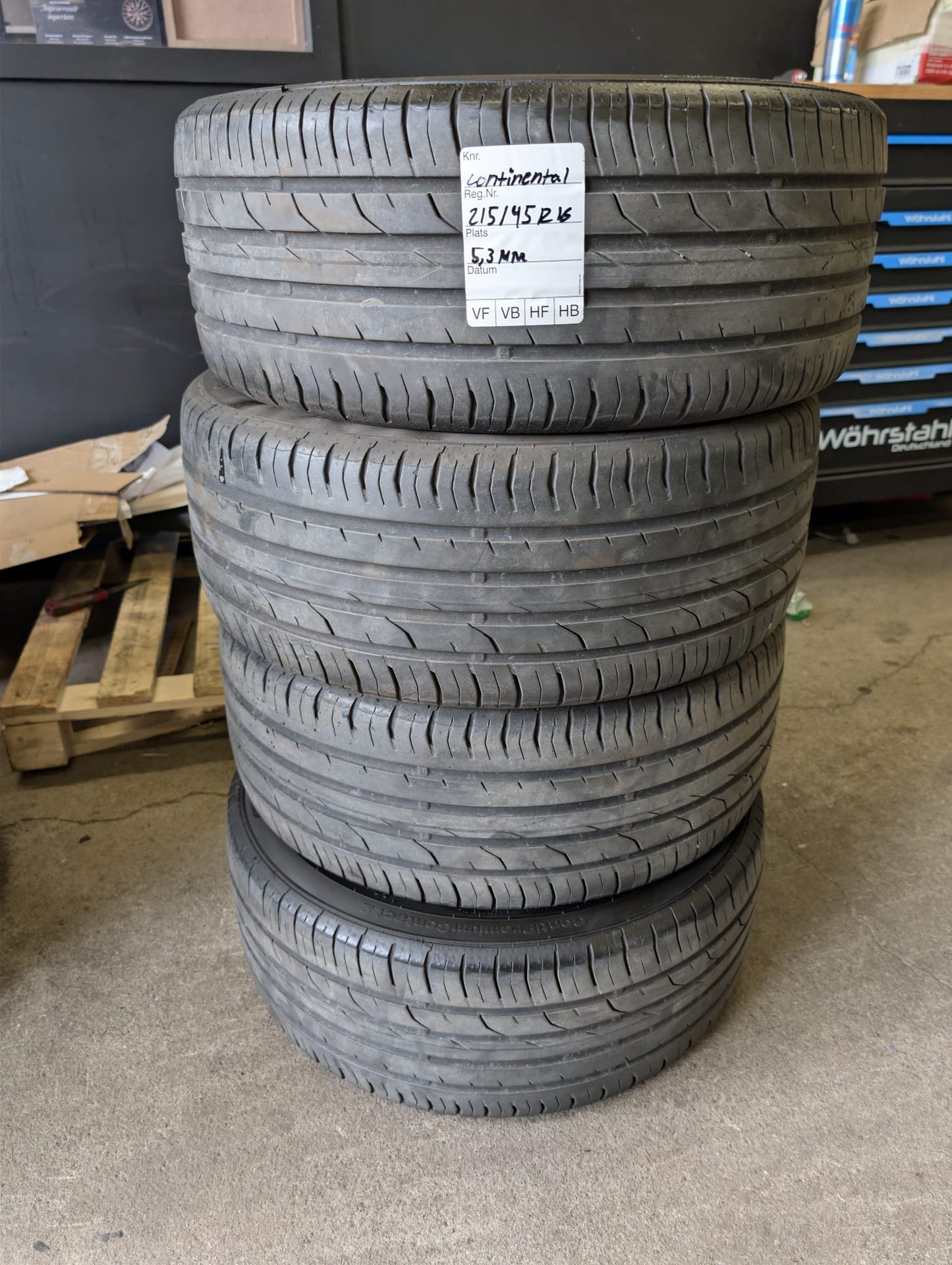 REA – Continental Sommardäck 215/45 R16 – 4 st