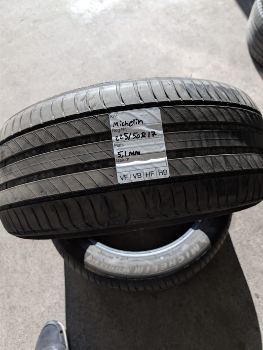 Michelin Sommardäck 225/50 R17 – 2 st – Endast 700 kr